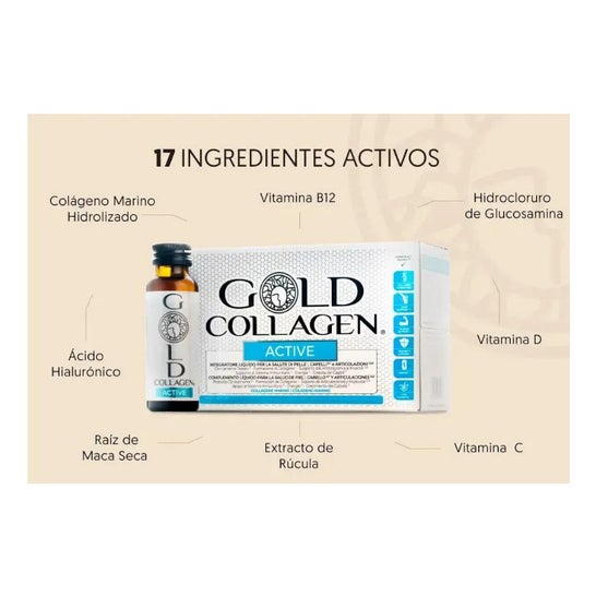 Gold Collagen Active 10 Viales