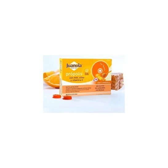 Juanola® Própolis Miel Altea y Vitamina C 24uds