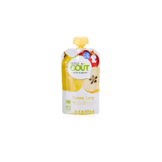 Good Got Pure Fruit en 6 meses Manzana orgánica Membrillo 120g