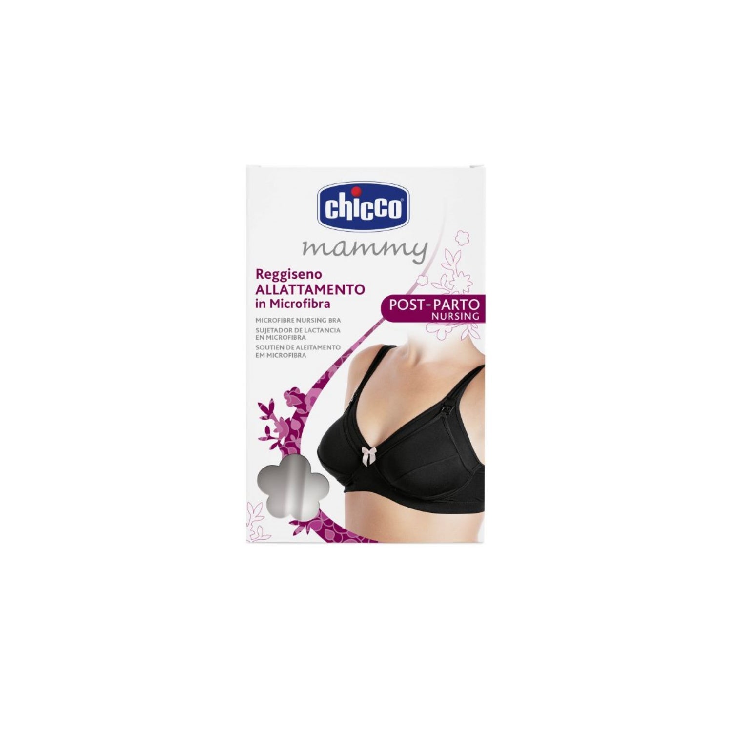 Chicco Mammy Sujetador de Lactancia Microfibra Negro 6C 1ud