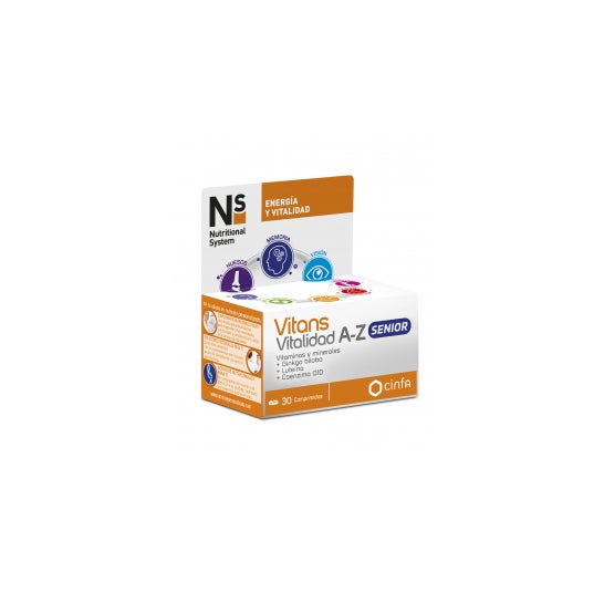 Cinfa Complemento Alimenticio Vitans Vitalidad A-Z Senior 30comp