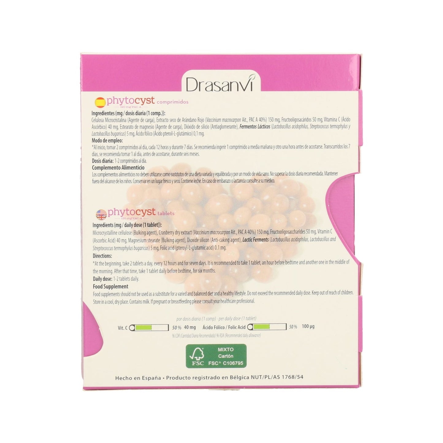 Drasanvi Phytocyst Arándano Probióticos 30cap