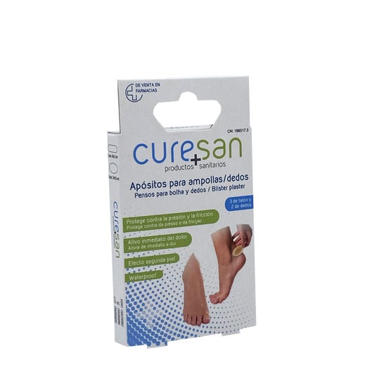 Curesan Apósito para Ampollas Dedos y Talón 5 uds