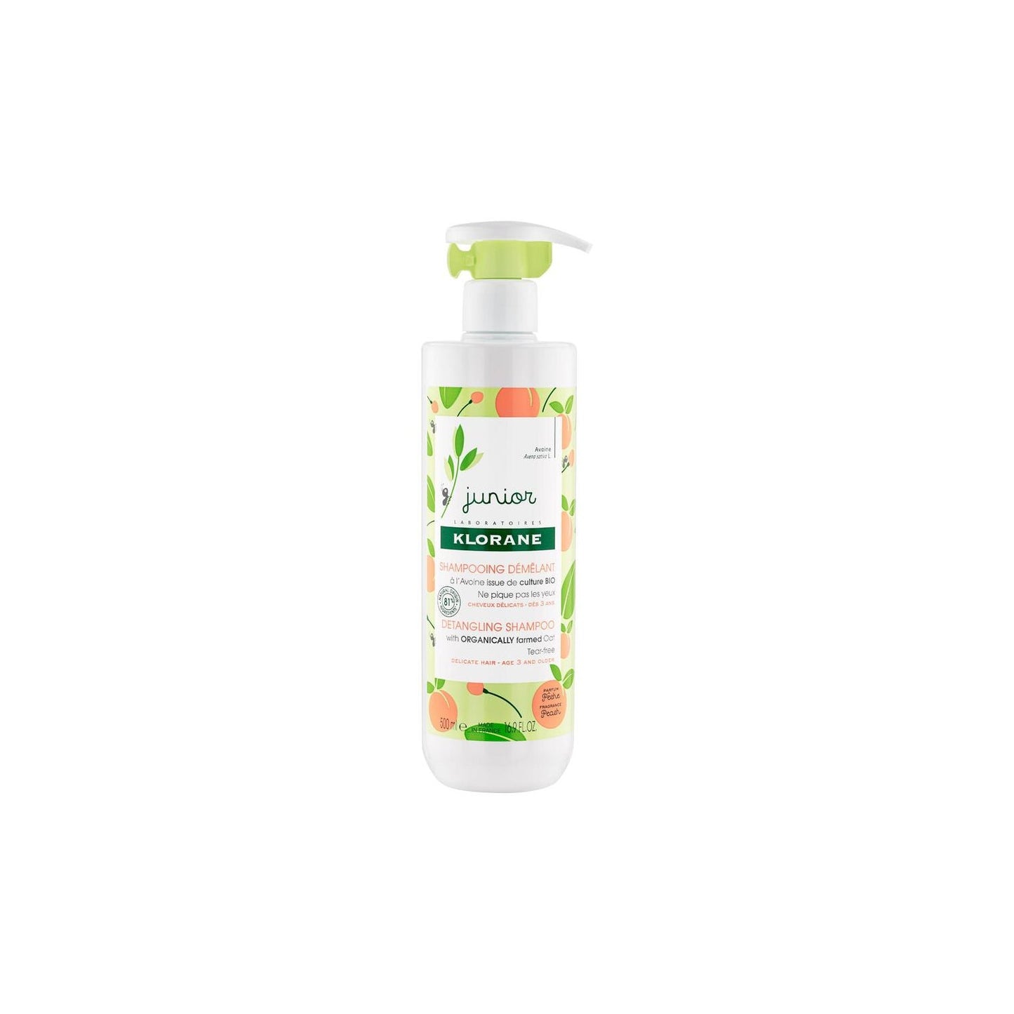 Klorane Junior Champú Melocotón 500ml