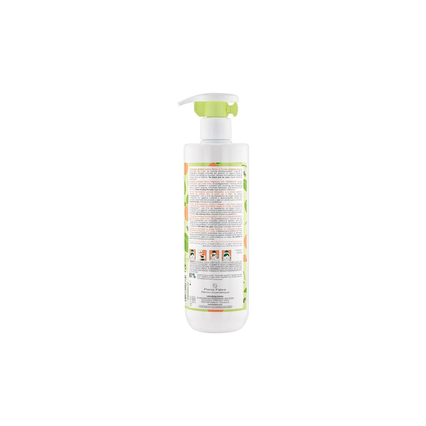 Klorane Junior Champú Melocotón 500ml