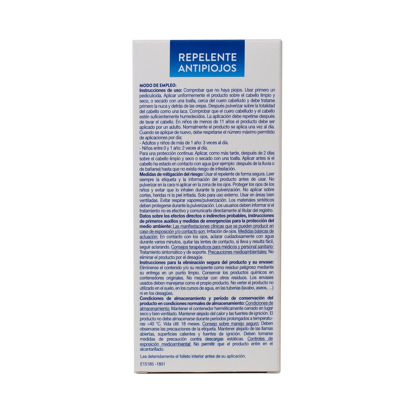 Zz Repelente Antipiojos 125ml