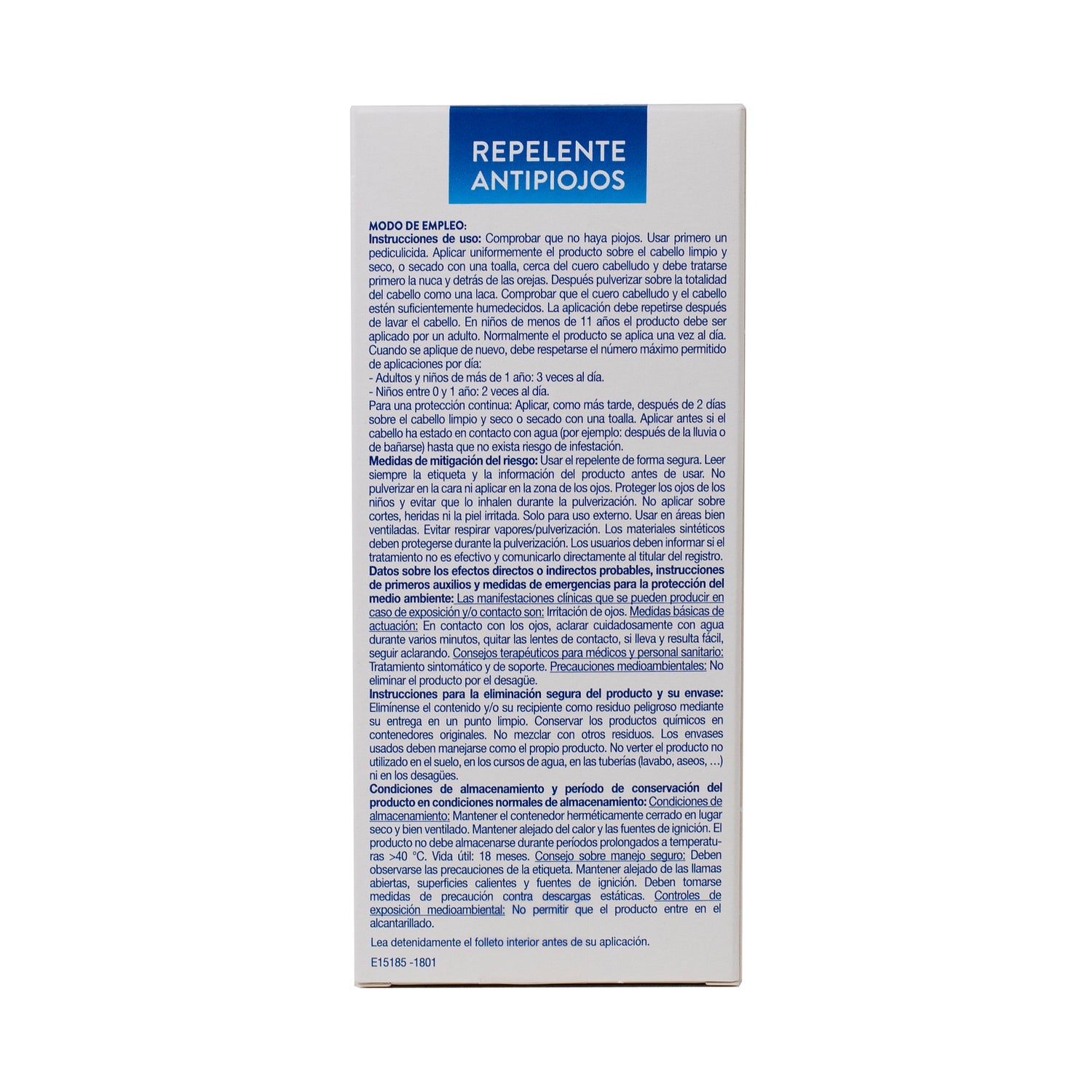 Zz Repelente Antipiojos 125ml