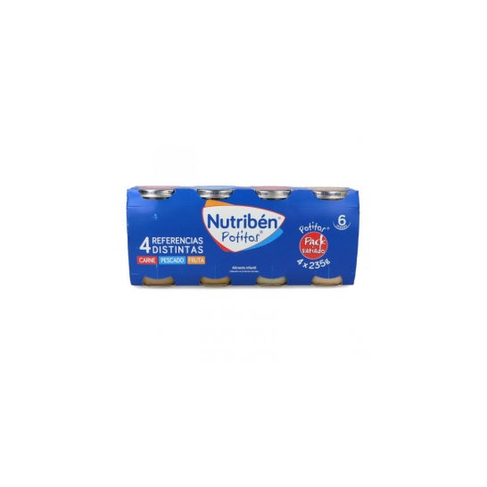 Potitos Nutribén Pack Variado 4X1 4udsX235g