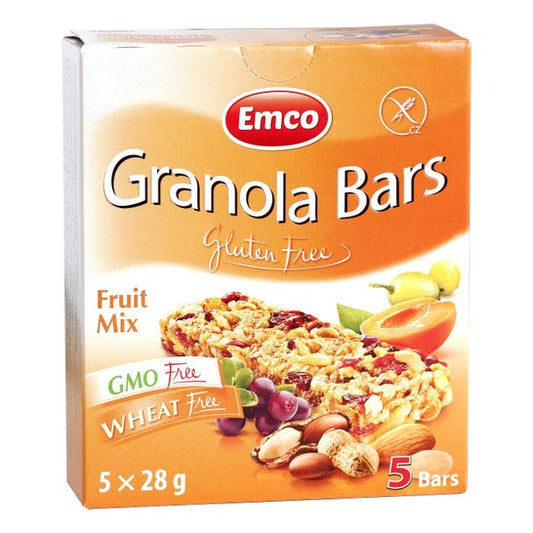 Emco granola Bars gluten Free 5 X28 g