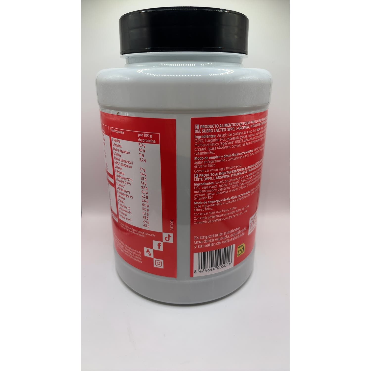 Nutrisport Protein Iso Whey Cero-Cero Chocolate 900g