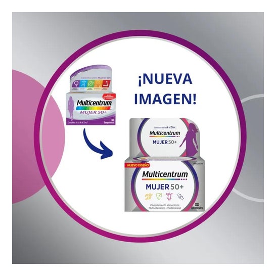 Multicentrum® Mujer 50+ 90comp