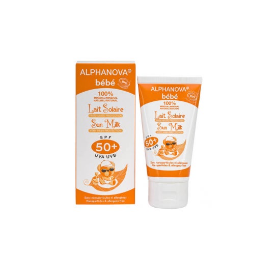 Alphanova Sun Bio Bébé Spf50 Lait 50g