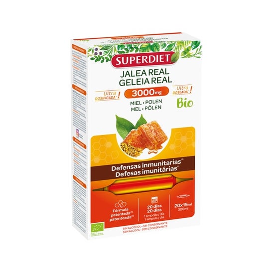 Super Diet Suplemento Jalea Real Bio 20x15 ml
