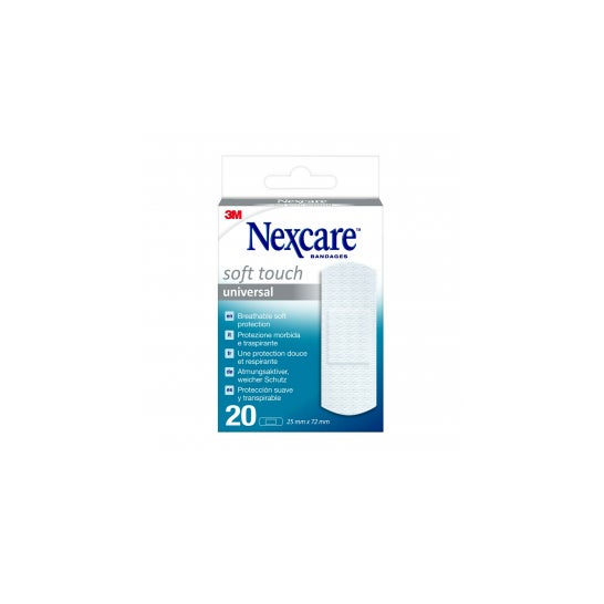 Nexcare® Soft Apósitos 19x76 Mm 20 Uds