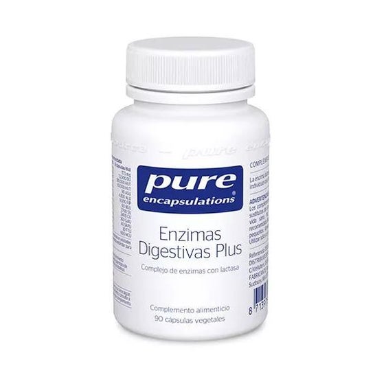 Pure Encapsulations Enzimas Digestivas Plus 90vcaps