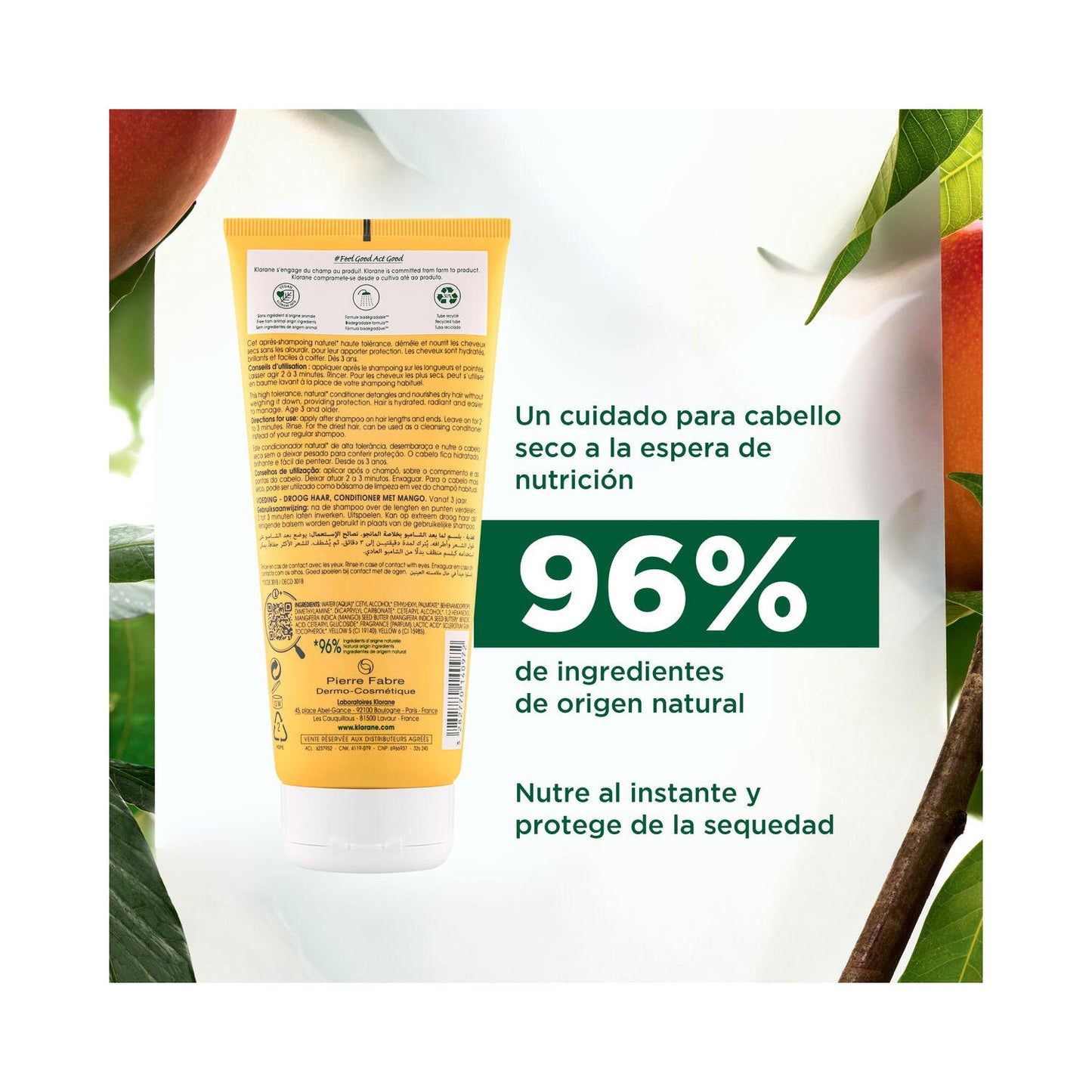 Klorane Acondicionador al Mango 200ml
