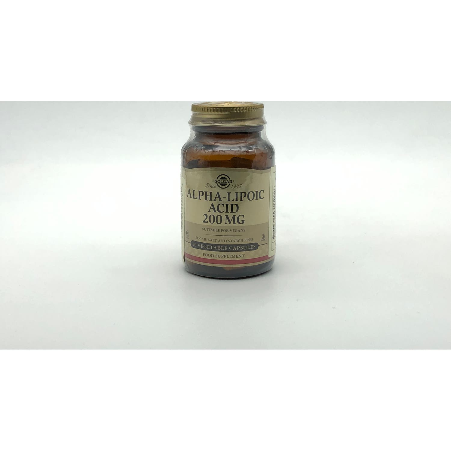 Solgar Ácido Alfa-Lipoico 200mg 50vcaps