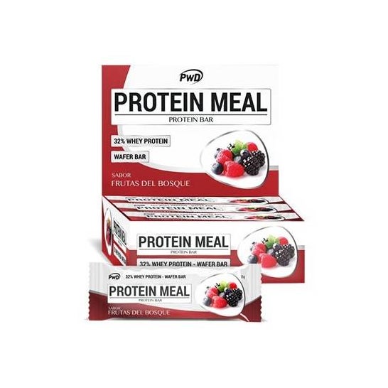 Pwd Barra Protein Meal Frutas del Bosque 35g