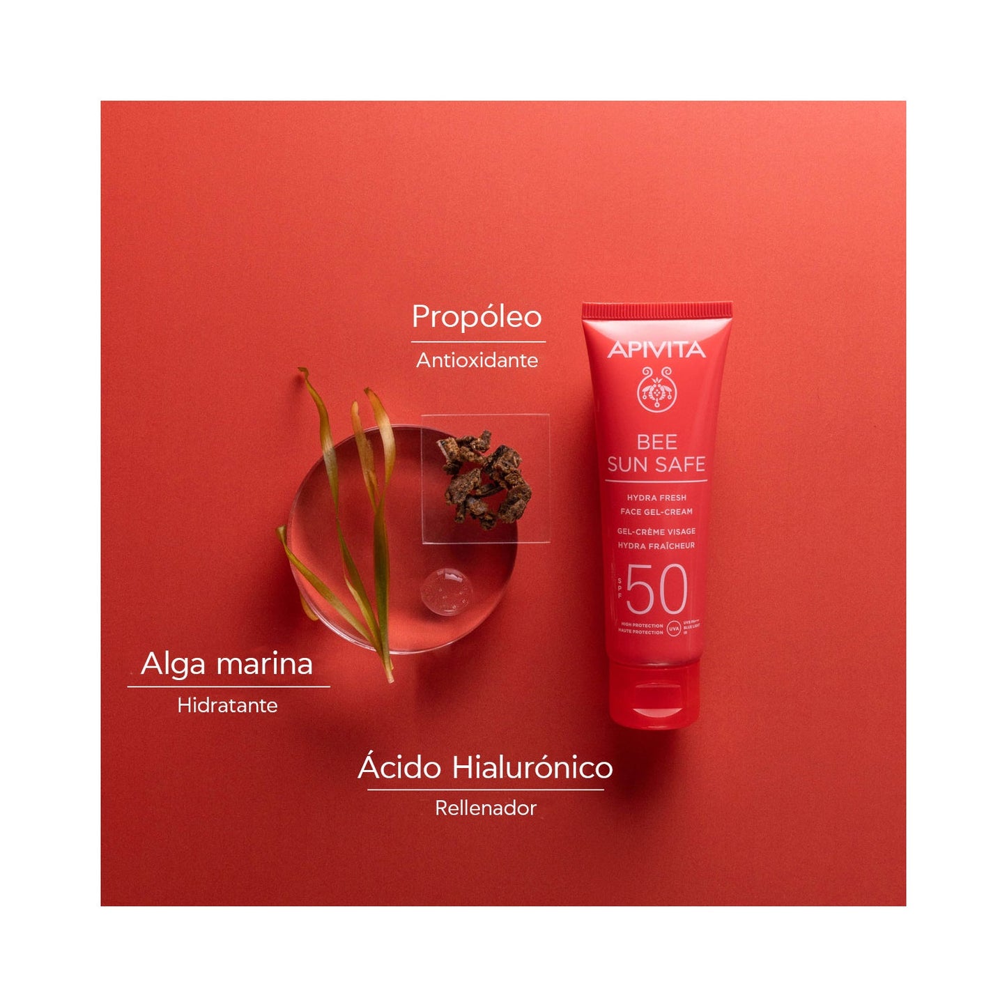 Apivita Bee Sun Safe Hydra Fresh Gel-Crema Facial SPF50 50 ml