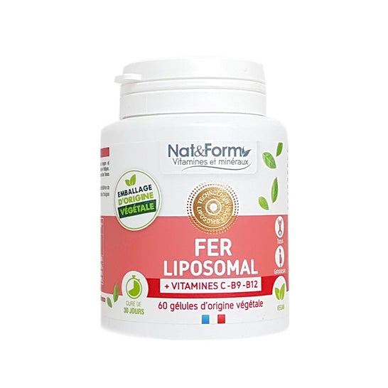 Nat&Form Fer Liposomal 60caps