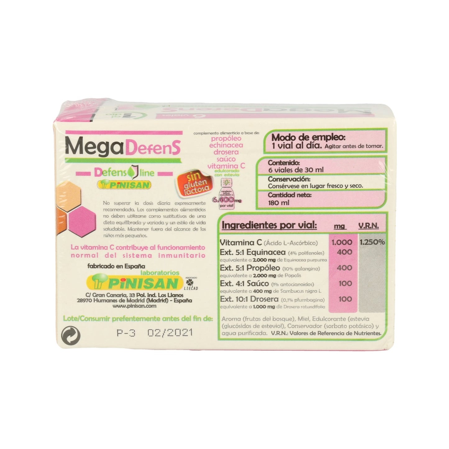 Pinisan Mega Defens 6 vialesx30ml