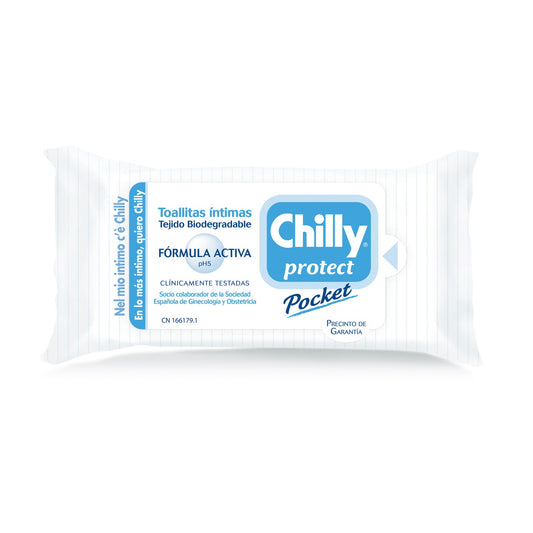Chilly® Pocket toallitas protect 12uds