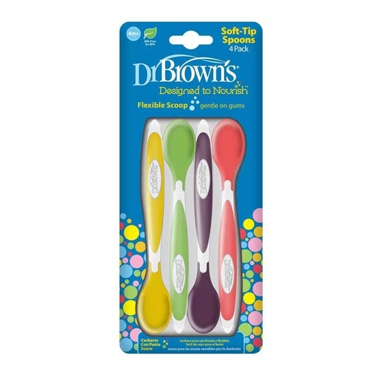 Dr Browns Pack Cucharas Colores +4M