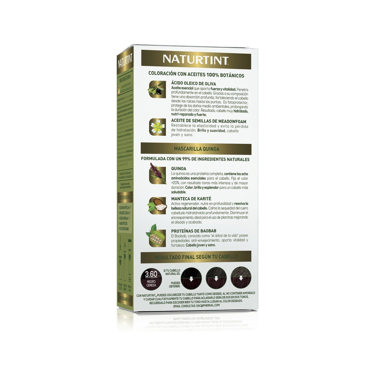 Naturtint Tinte 3.60 Negro Cereza