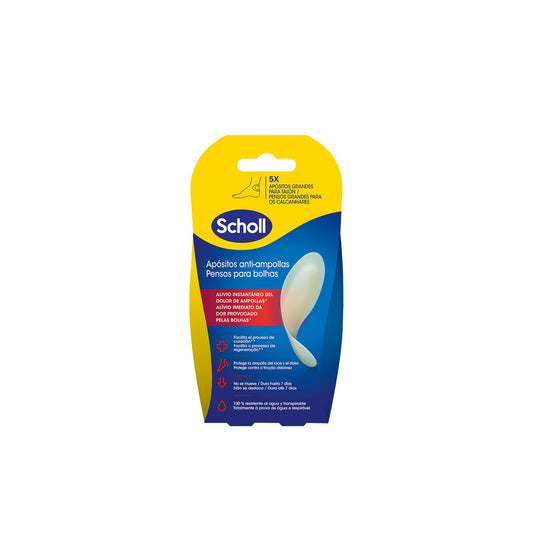 Scholl Apósitos Anti Ampollas Grandes Talón 5uds