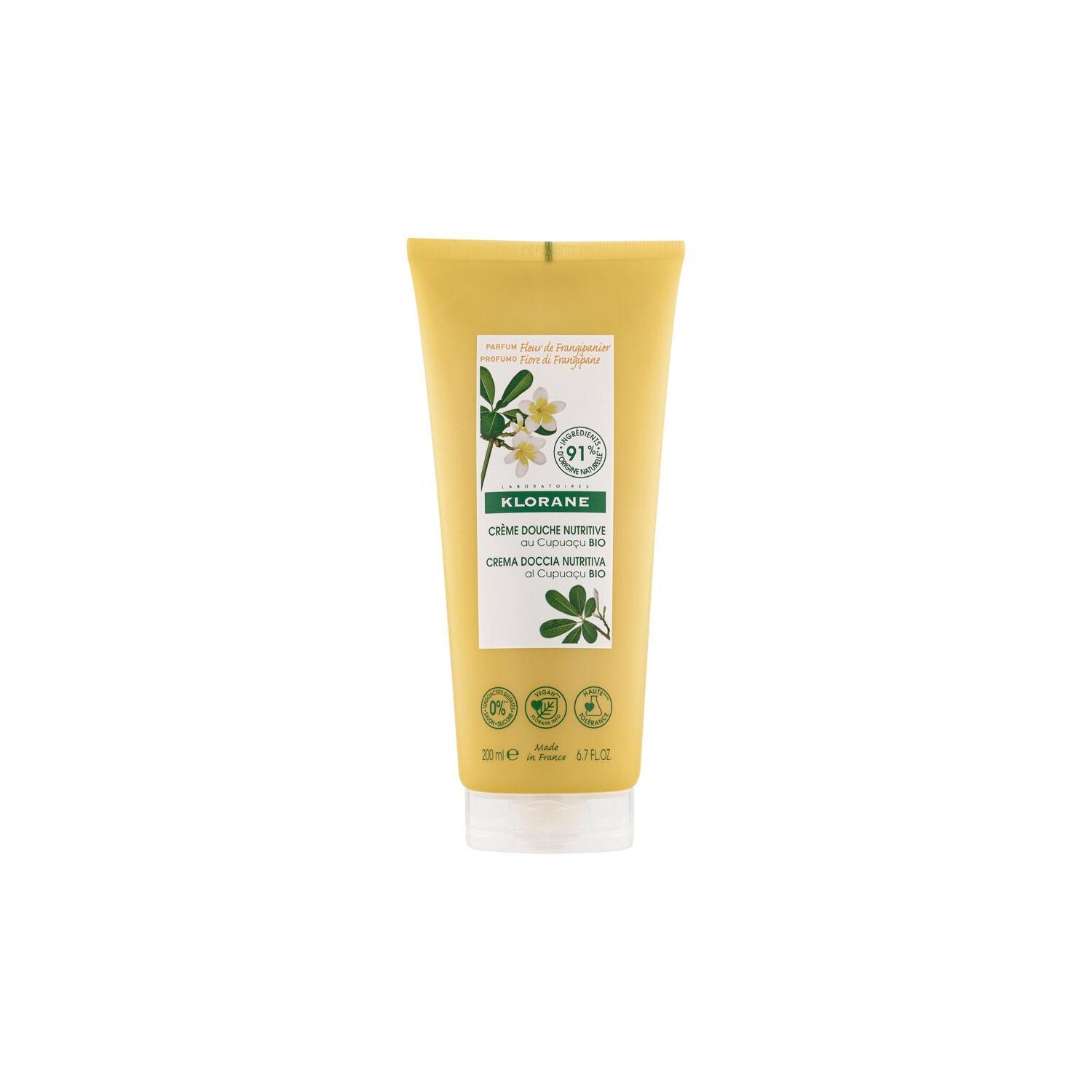 Klorane Crema de Ducha Flor de Frangipani 200ml