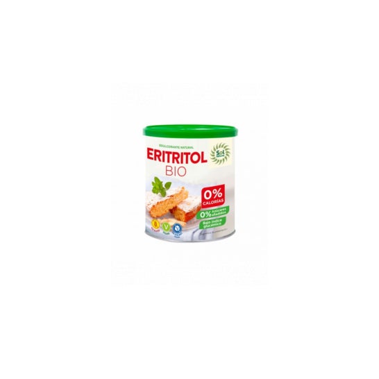 Solnatural Eritritol Bio Vegano sin Gluten y sin Azúcar 500 g