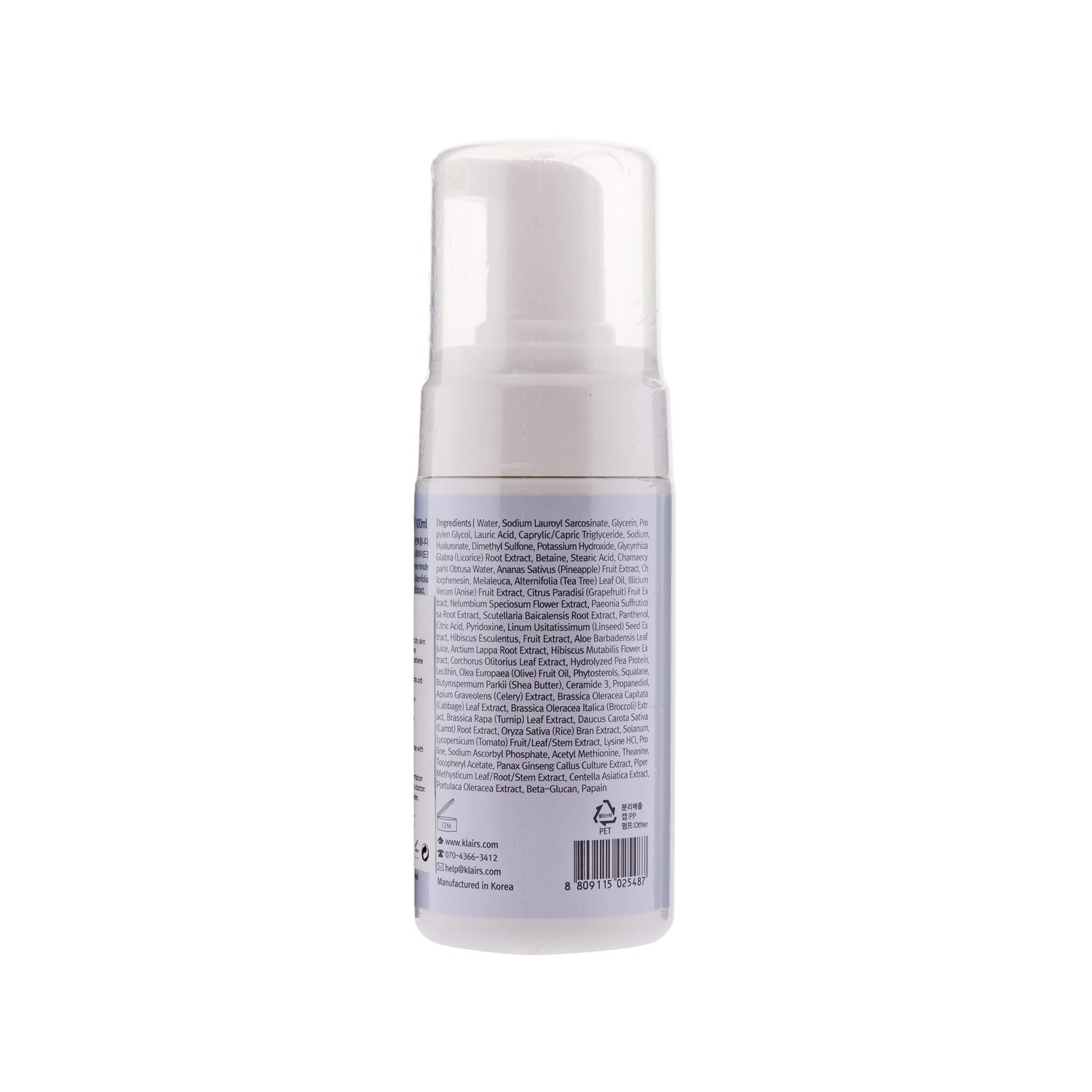 Klairs espuma limpiadora 100ml
