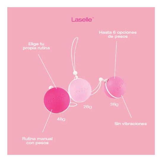 Intimina Laselle Kegel ejercitador 28g 1ud
