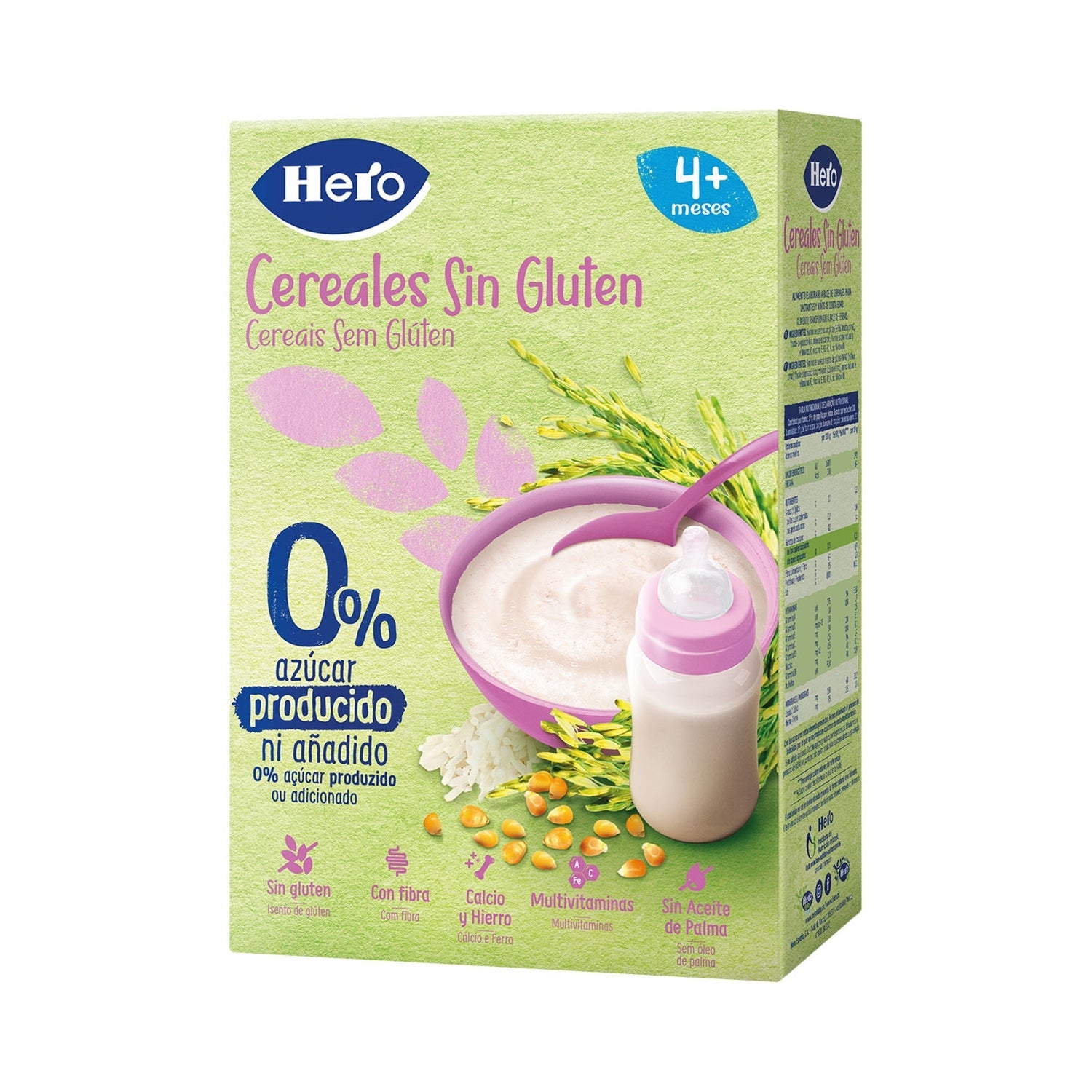 Hero Papilla Cereales Sin Gluten 340g