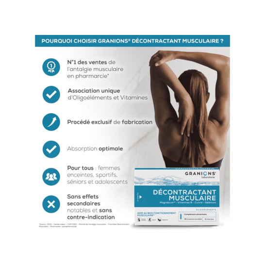 Granions Solución Bebible Relajante Muscular 30 Ampollas