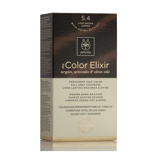 Apivita My Color Elixir 5.4 Castaño Claro Cobrizo