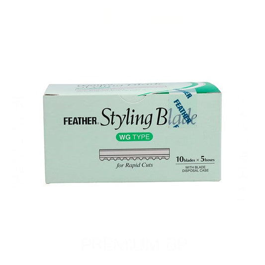 Feather Styling Blade Wg-Type Hojilla Afeitar 50uds