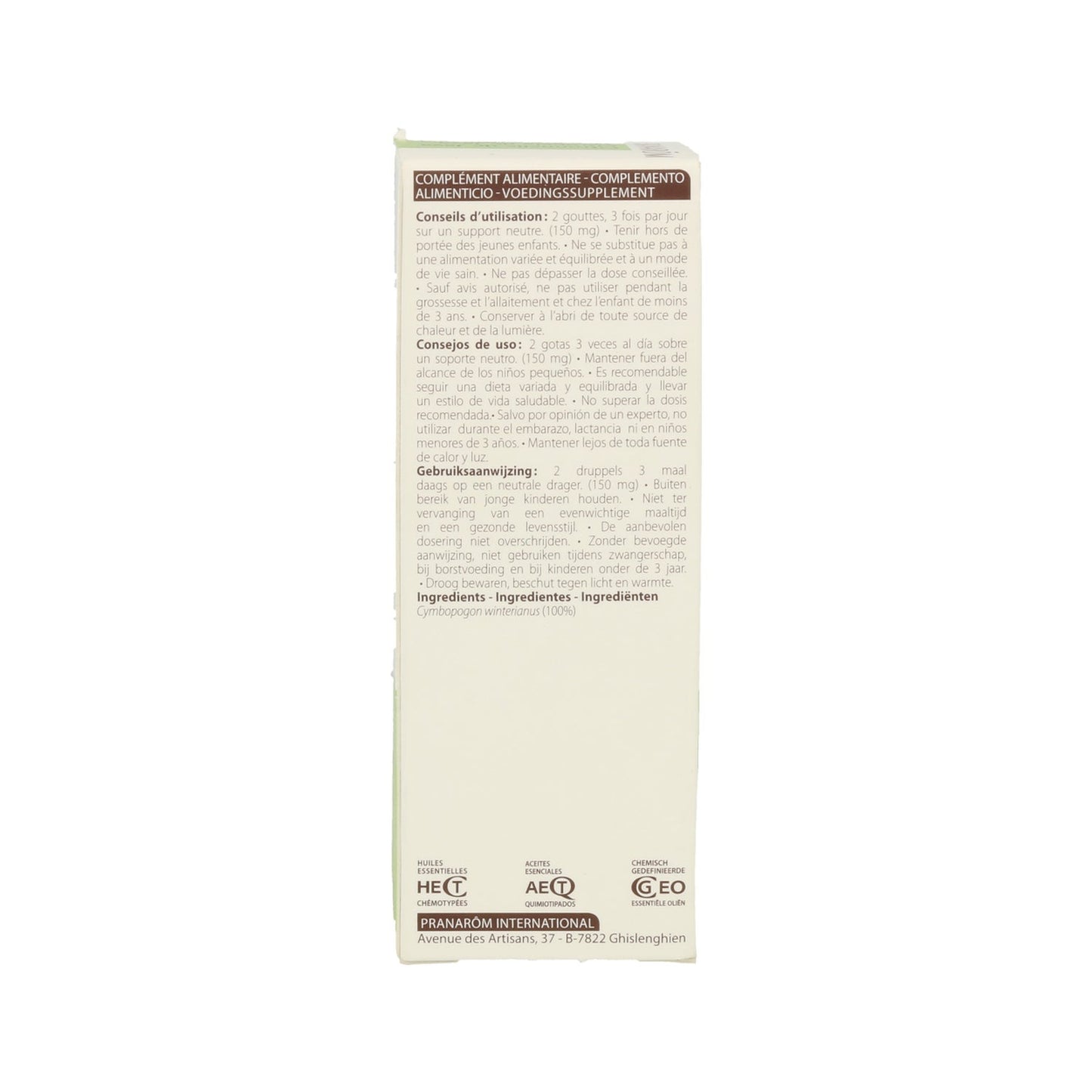 Pranarôm Aceite Esencial de Citronela de Java 10ml