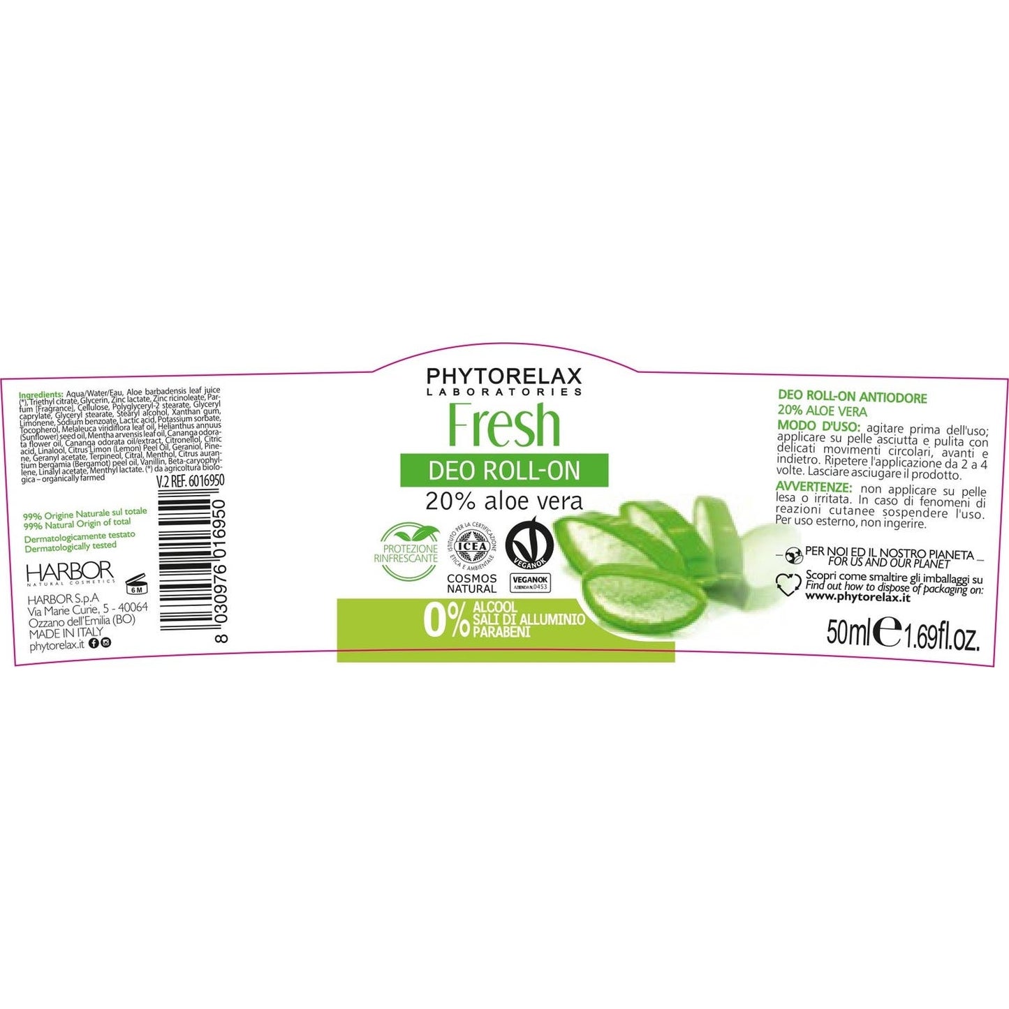 Harbor Desodorante Roll-On Fresh 50ml