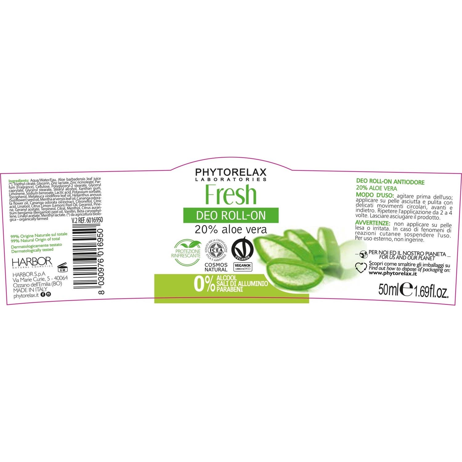 Harbor Desodorante Roll-On Fresh 50ml