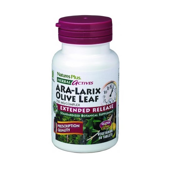 NaturesPlus Ara Larix Hoja Olivo 30 comp