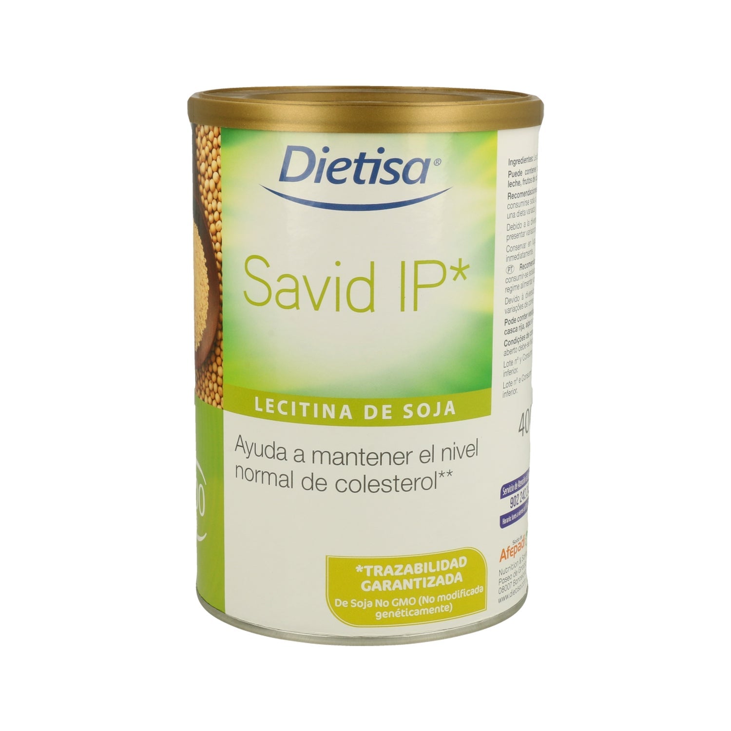 Dietisa Savid Ip Lecitina De Soja 400g