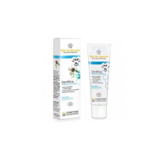 Comptoirs et Compagnies Pasta de dientes anti tártaro de miel de manuka ecológica IAA 15+ 75ml