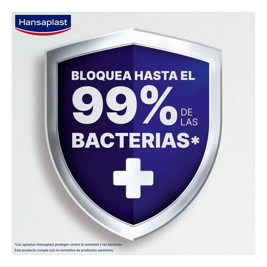 Hansaplast Med+ Aqua Protect XL Apósitos 6x7 cm 5 uds