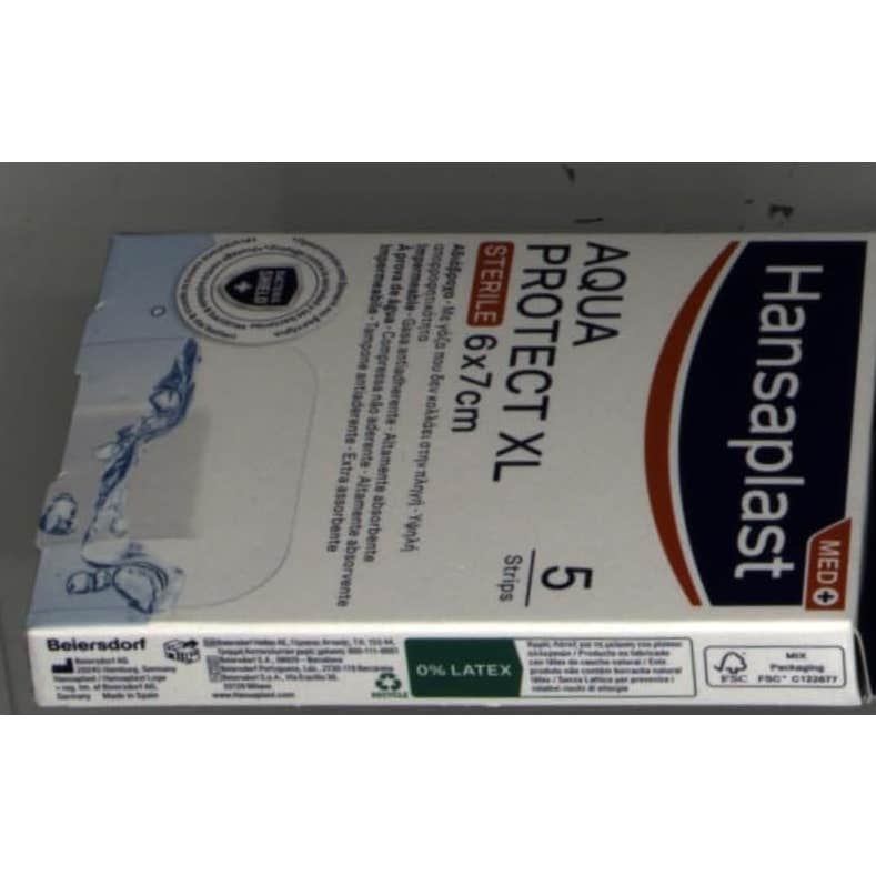 Hansaplast Med+ Aqua Protect XL Apósitos 6x7cm 5uds