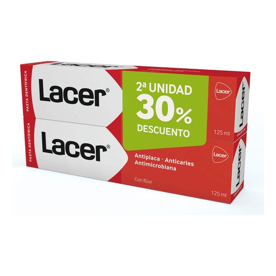 Lacer Pasta Dentífrica 2x125ml