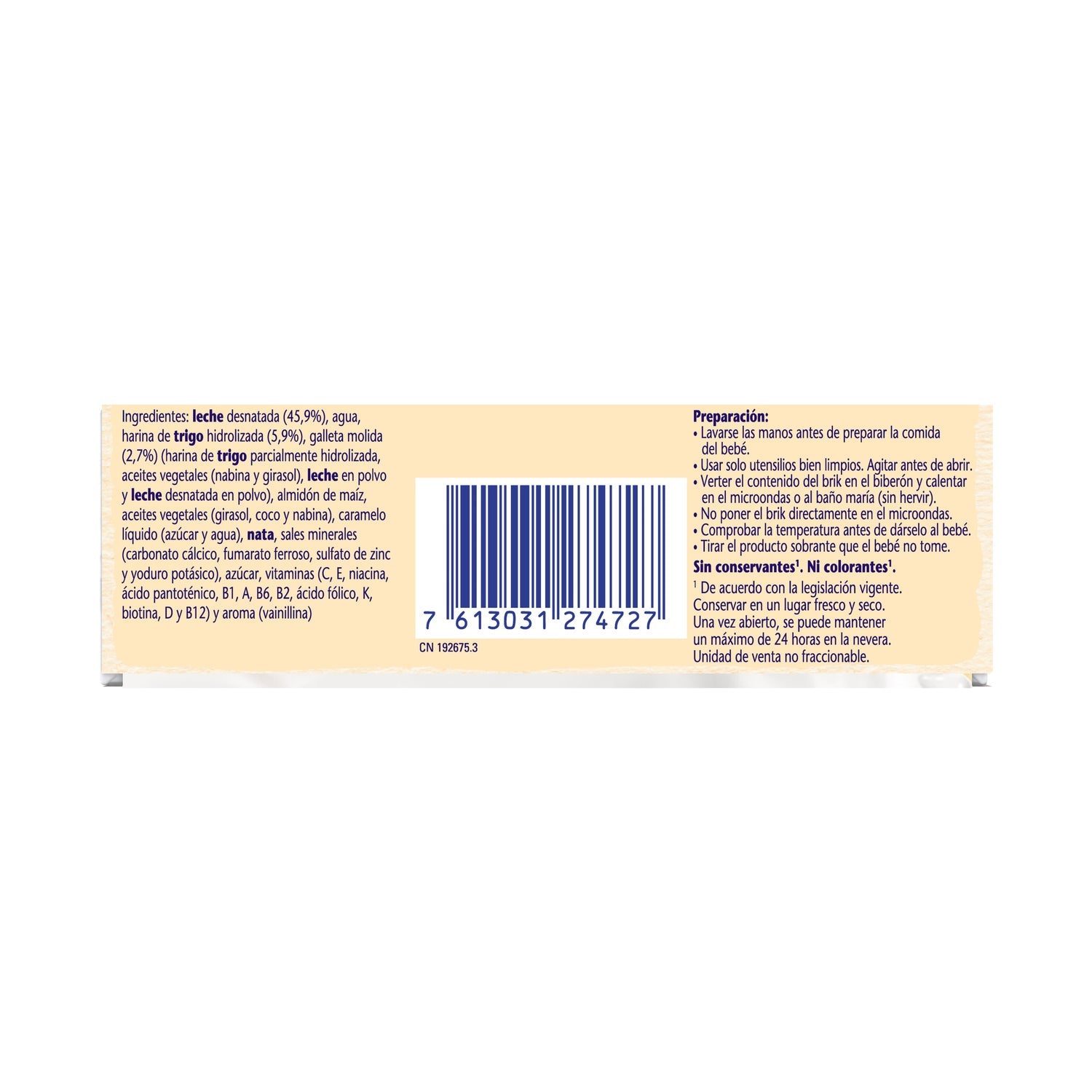 Nestlé papilla galleta 250ml+250ml