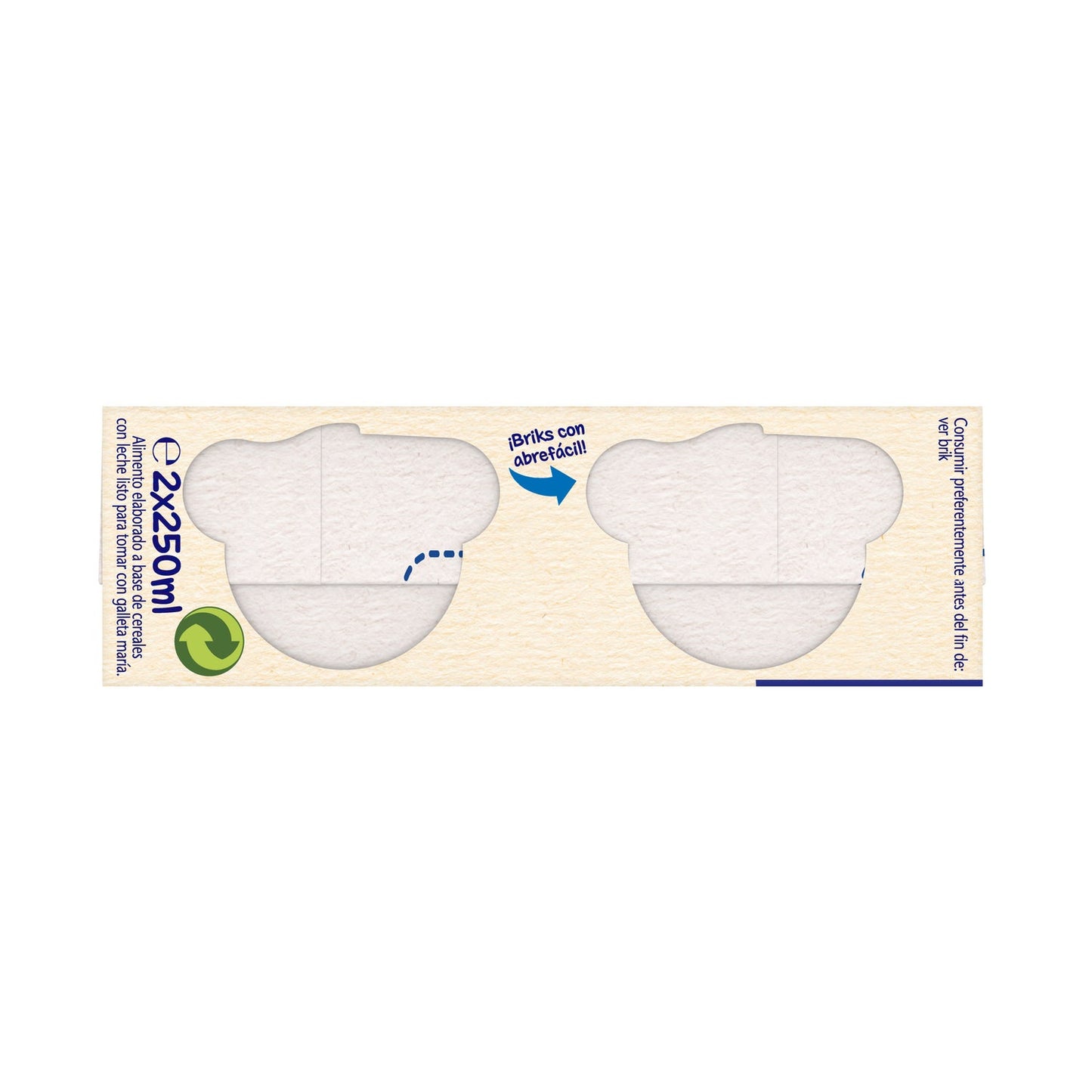 Nestlé papilla galleta 250ml+250ml