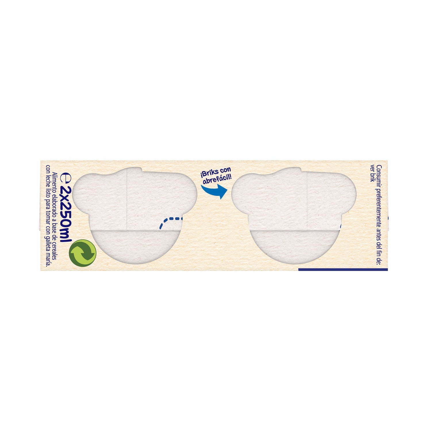 Nestlé papilla galleta 250ml+250ml