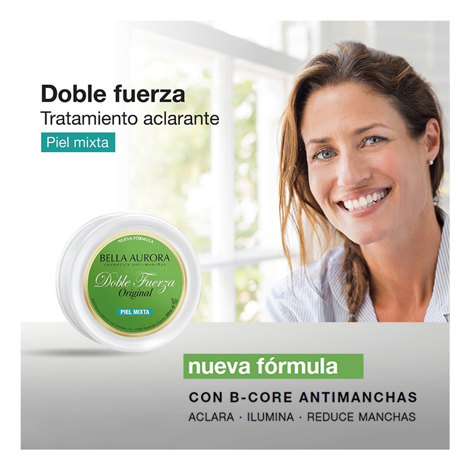 Bella Aurora Doble Fuerza Crema Anti-Manchas Piel Mixta 30ml